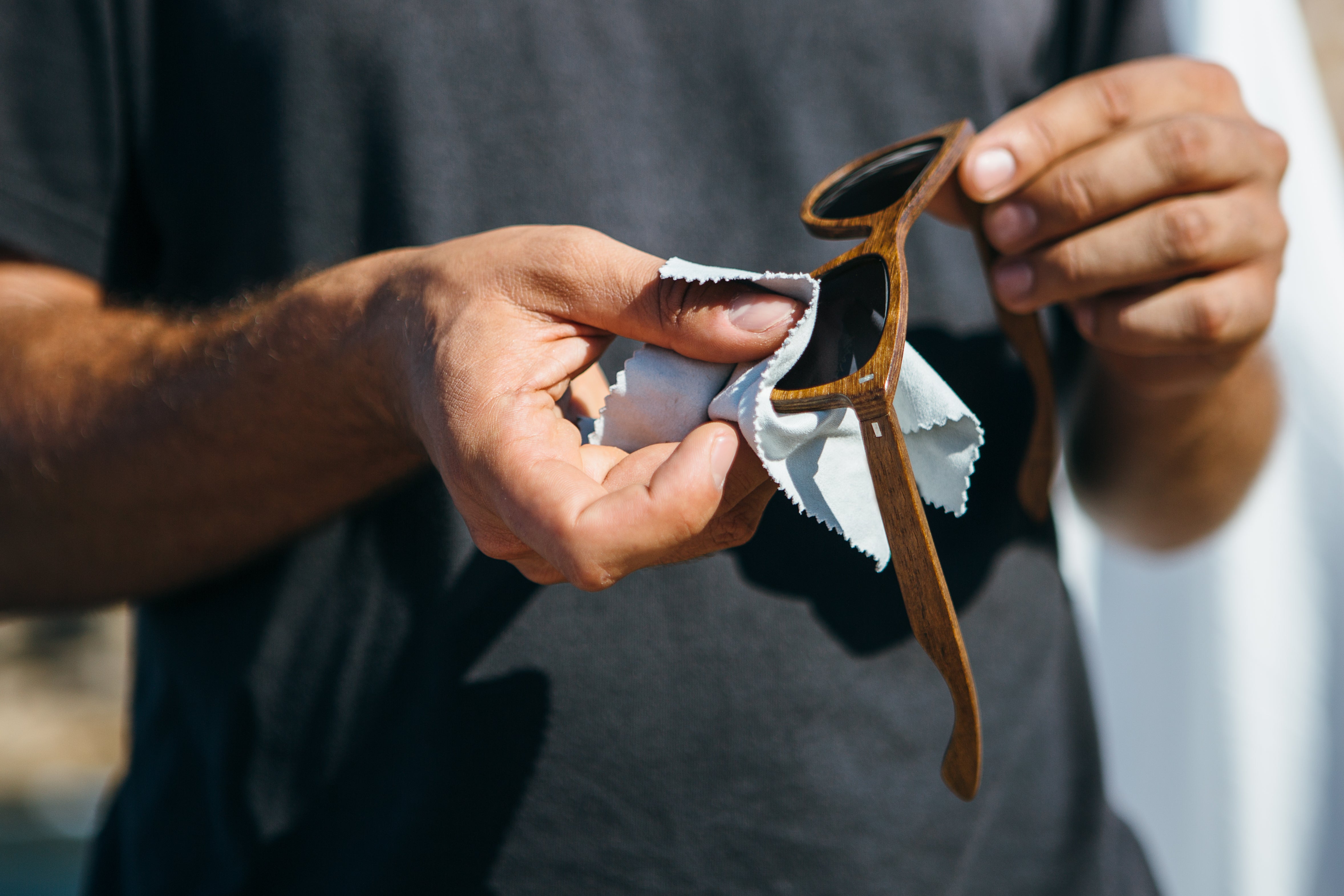 How to Clean Sunglasses Without Damaging Them - Timber Tints