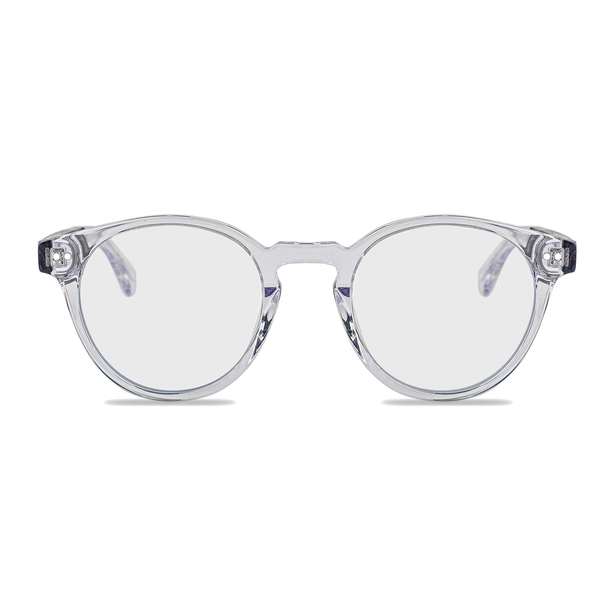 Midtown Clear - Walnut Wood Blue Light Glasses