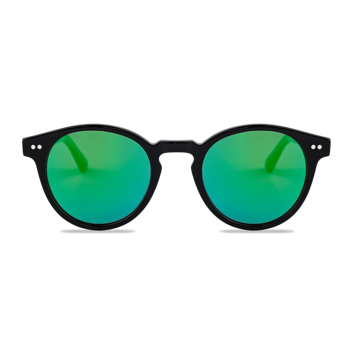 Timber Tints | Midtown - Walnut Wood & Green Mirror Lenses