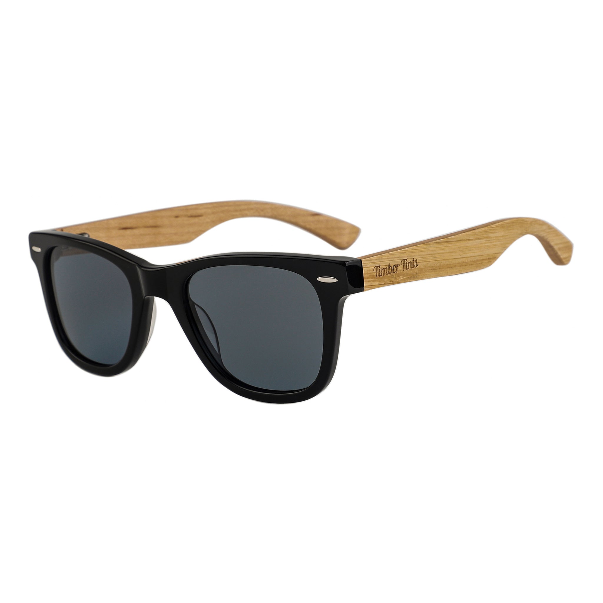 Explorer - Bamboo Wood & Gray Lenses