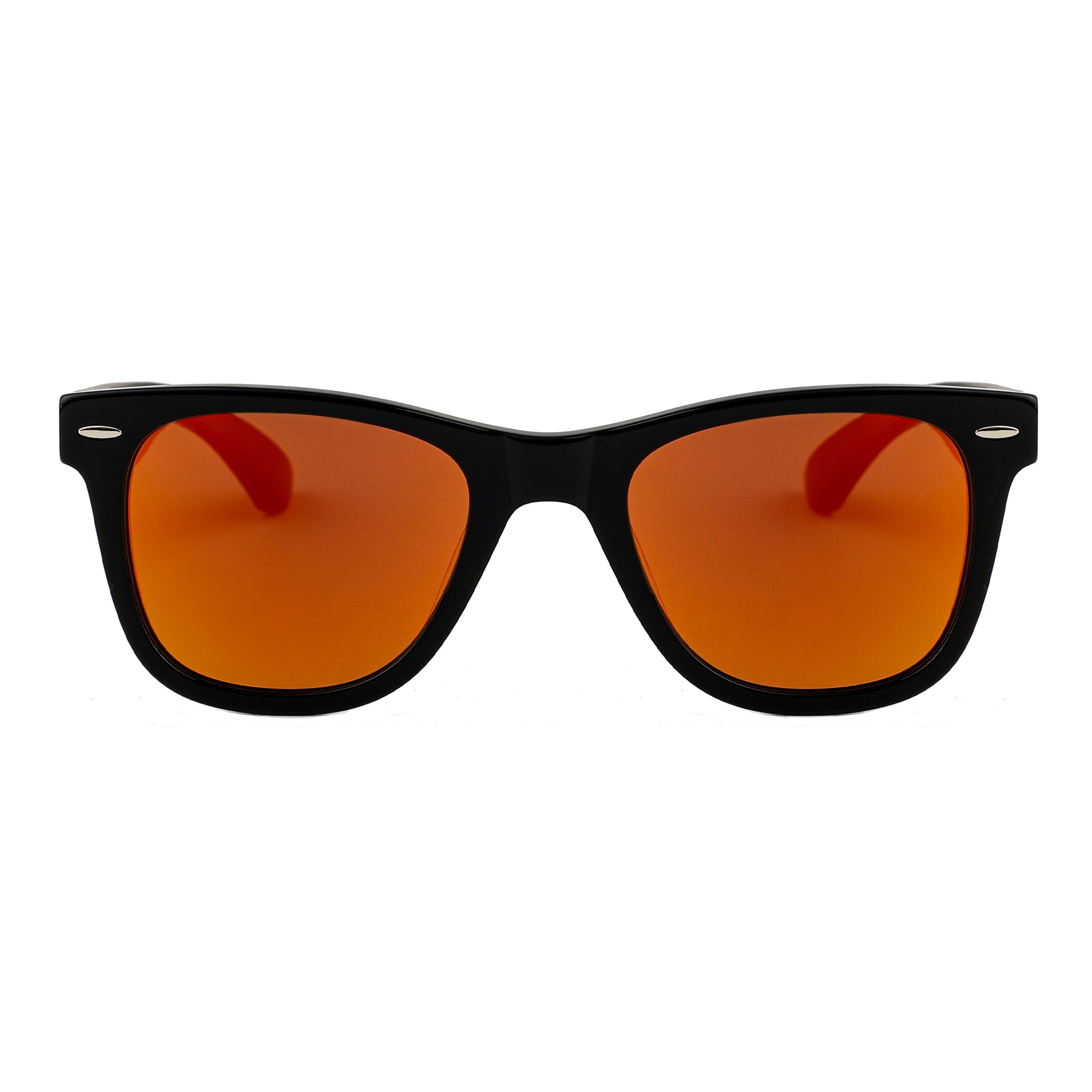 Explorer - Walnut Wood & Red Mirror Lenses