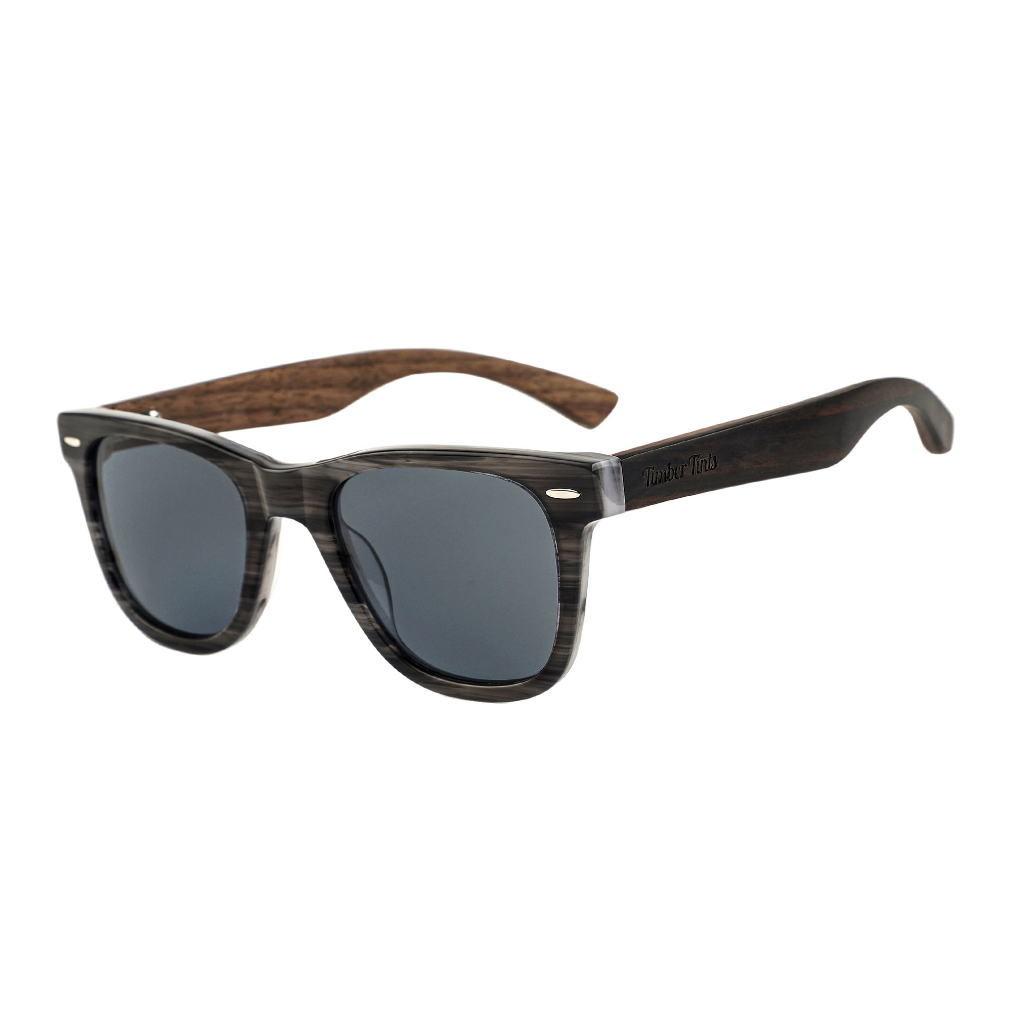 Explorer Fog - Ebony Wood & Gray Lenses