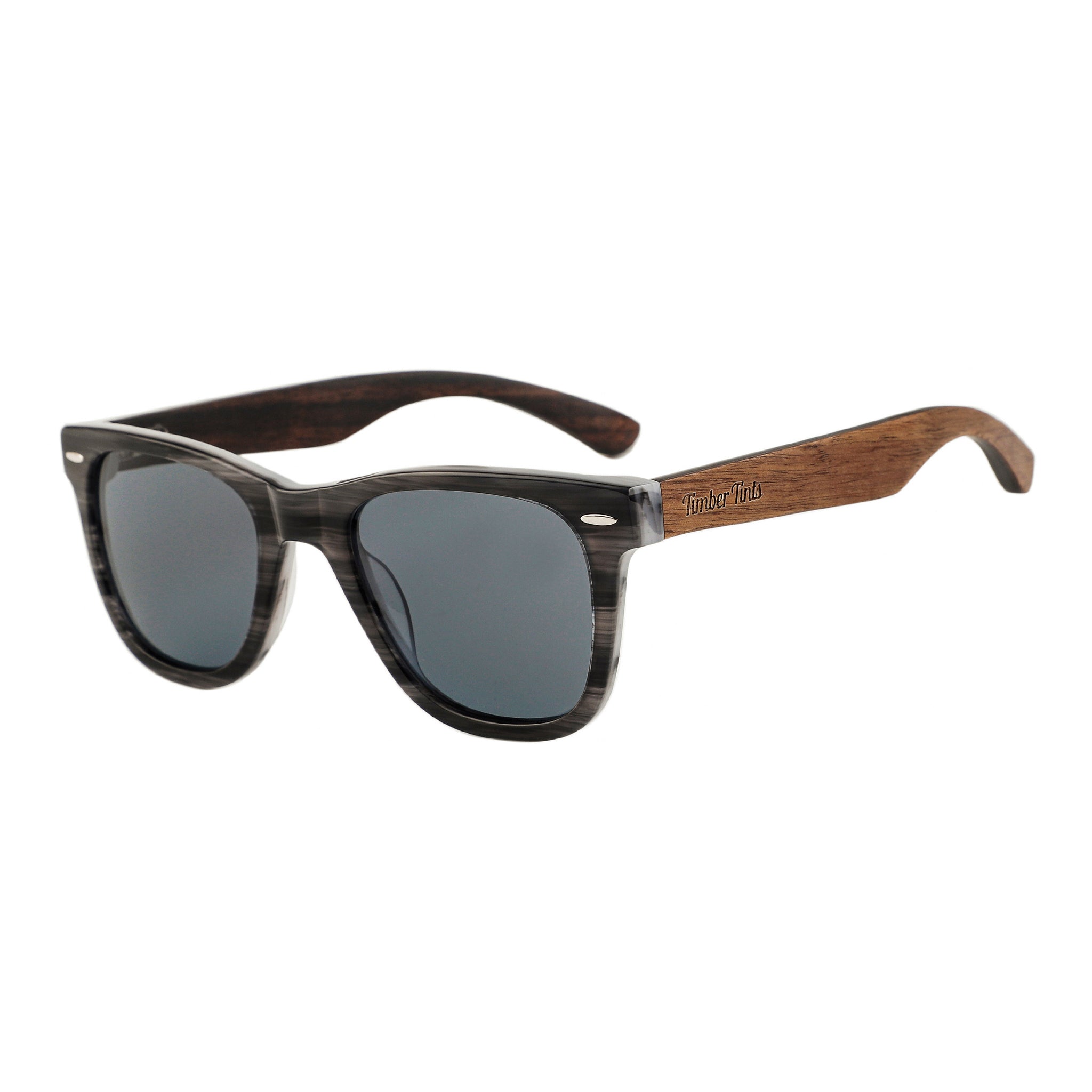 Explorer Fog - Walnut Wood & Gray Lenses