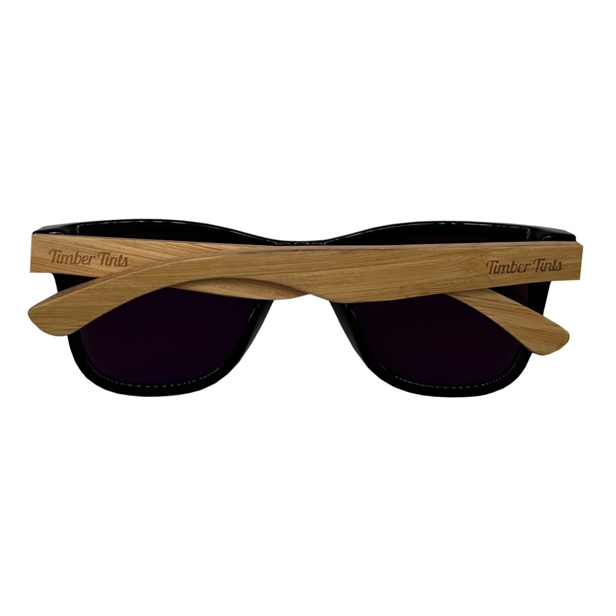 Timber Tints | Explorer - Bamboo Wood & Blue Mirror Lenses