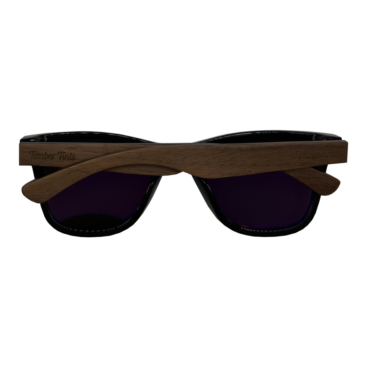 Timber Tints | Explorer - Walnut Wood & Blue Mirror Lenses