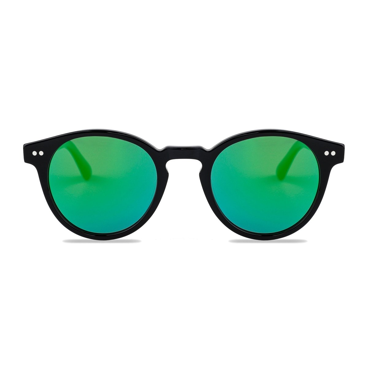 Timber Tints | Midtown - Walnut Wood & Green Mirror Lenses